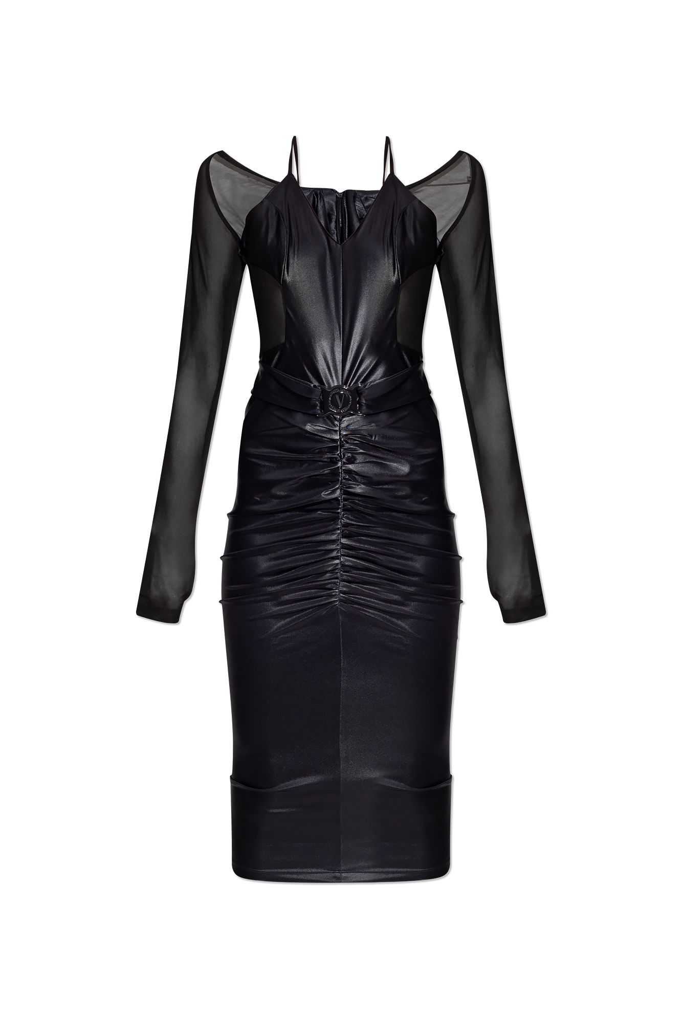 Black Dress with long sleeves Versace Jeans Couture